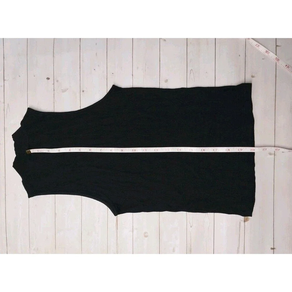 Cape Juby Tank Top Womens Junior Size Small Fitted Mock Neck Ribbed Work Y2K 90s - Picture 7 of 8